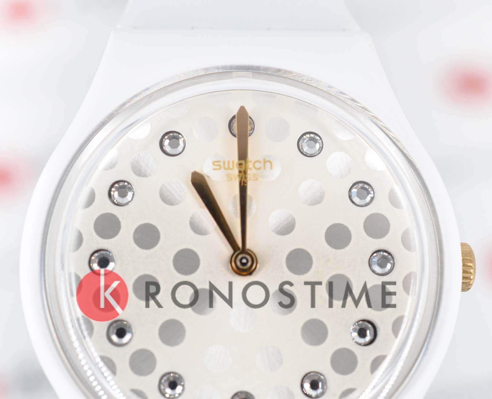 Swatch Swatch Gent Bioceramic Standard SO31W109, bioceramic швейцария женские часы на браслете силикон боковой вид