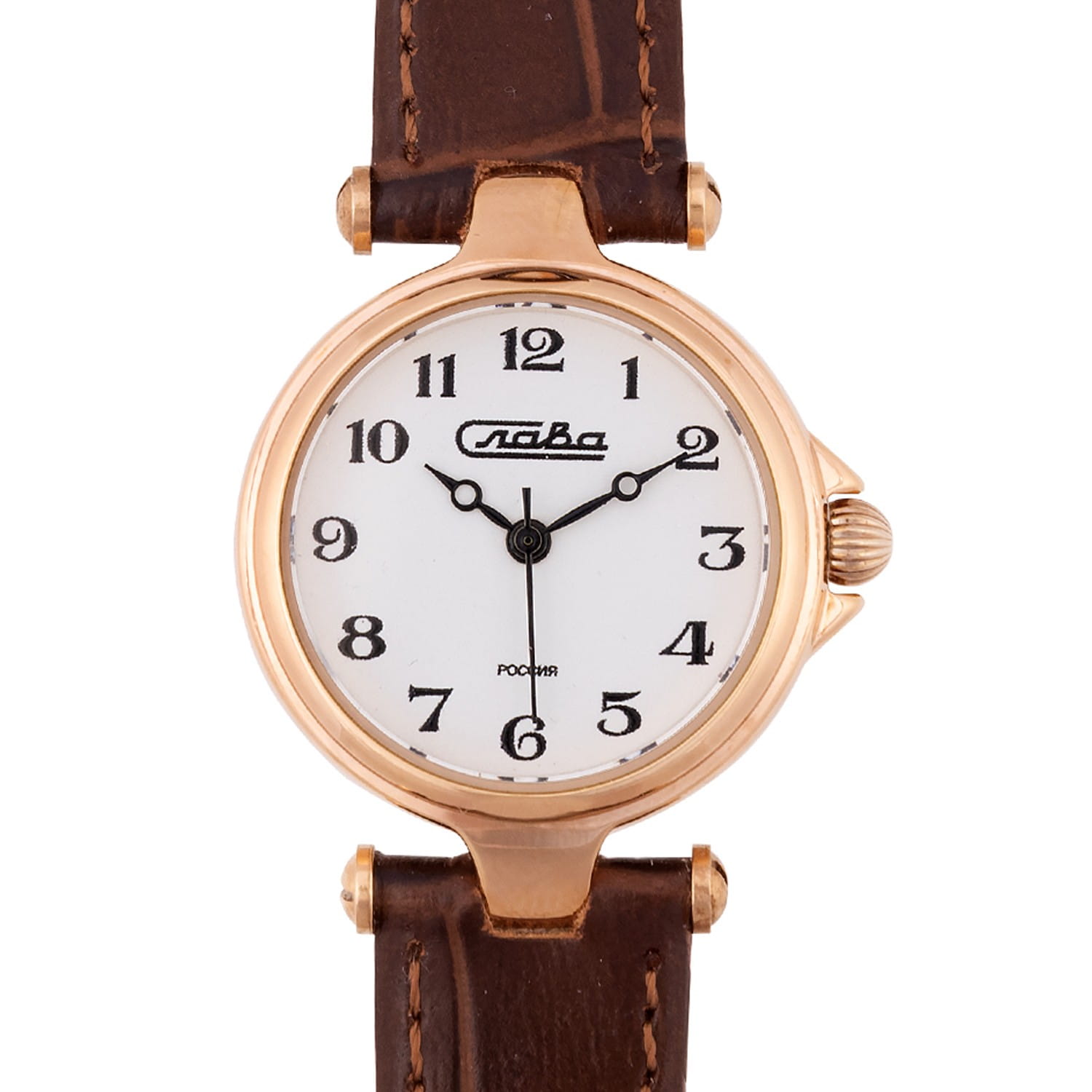 Слава Слава Браво 5013895/300-2035, браво россия женские часы на браслете кожаный боковой вид
