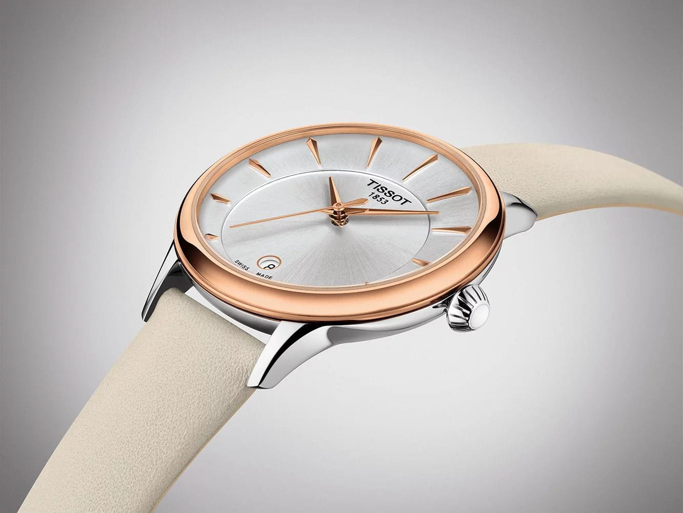 Tissot Tissot Odaci-T T133.210.26.031.00 кварцевые женские часы часы крупный план  циферблата