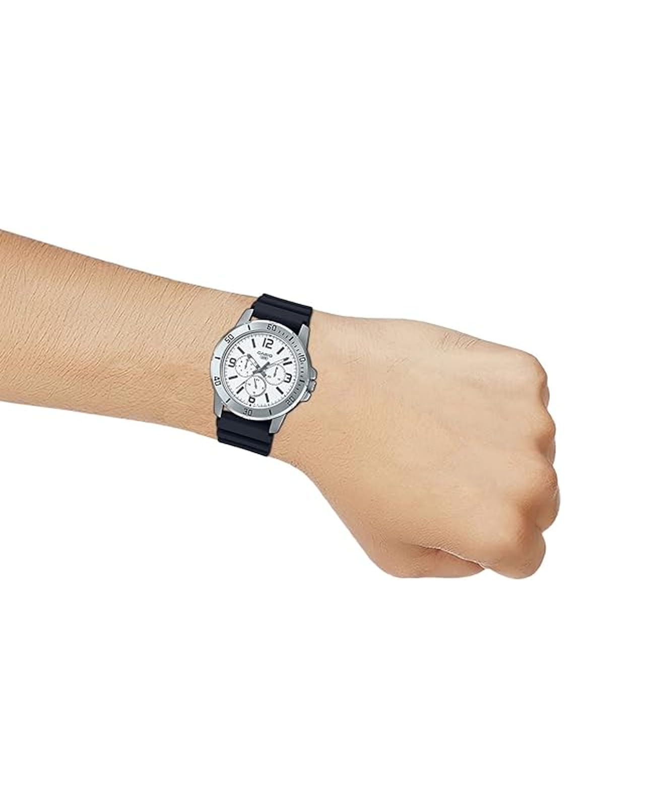 Casio Casio Collection MTP-VD300-7BUDF (MTP-VD300-7B) , наручные мужские часы фото под углом