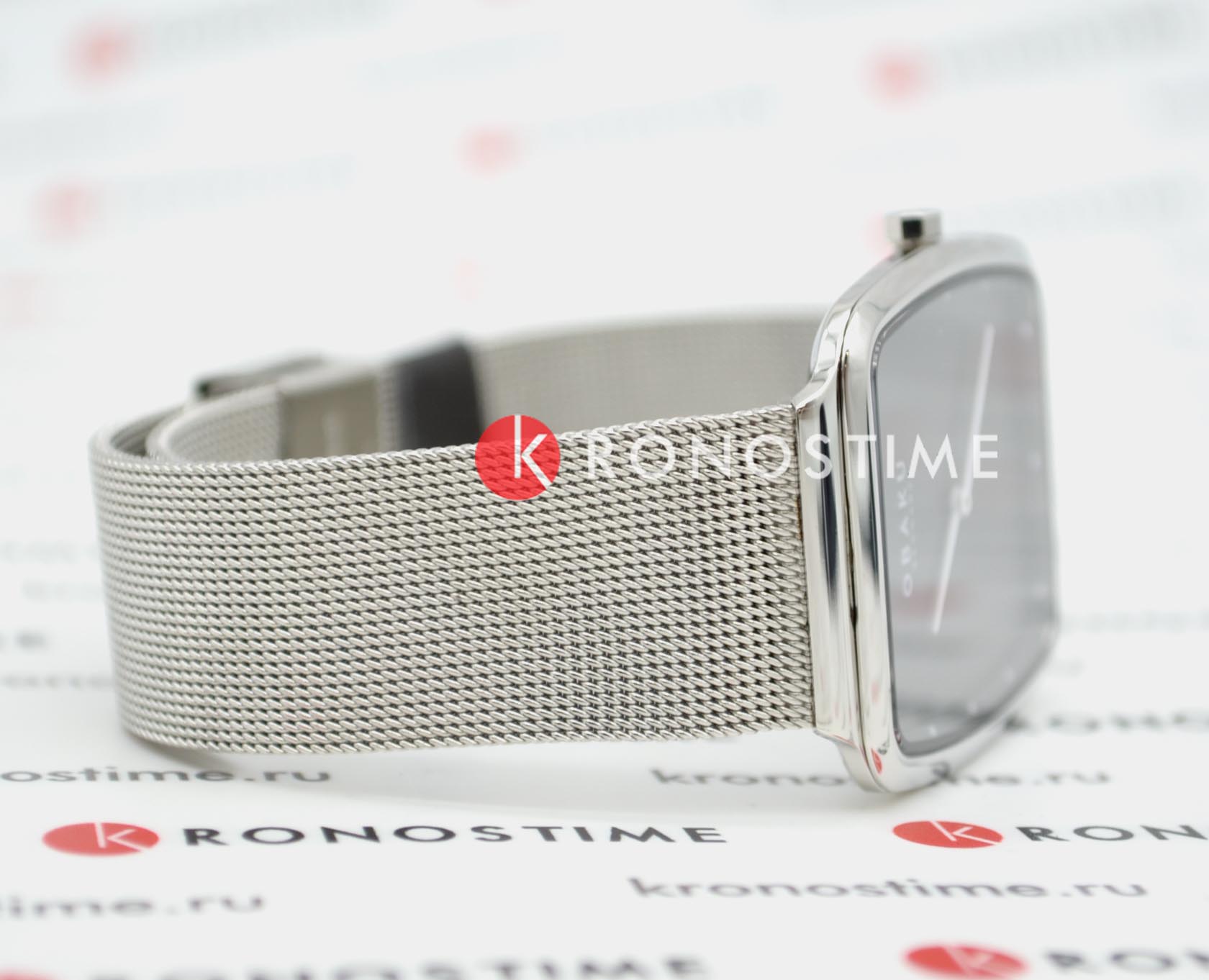 Obaku Obaku Ultra Slim V267GXCBMC кварцевые мужские часы часы крупный план черный циферблата