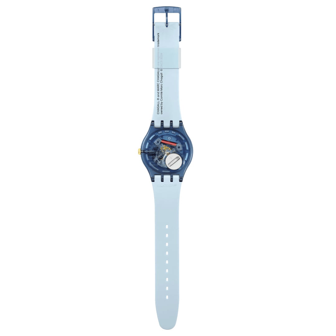 Оригинальные часы Swatch Swatch New Gent SUOZ365 кварцевые калибр механизма  общий вид
