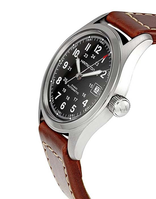 Hamilton Hamilton Khaki Field Auto H70455533 — полный набор фото мужские часы швейцария