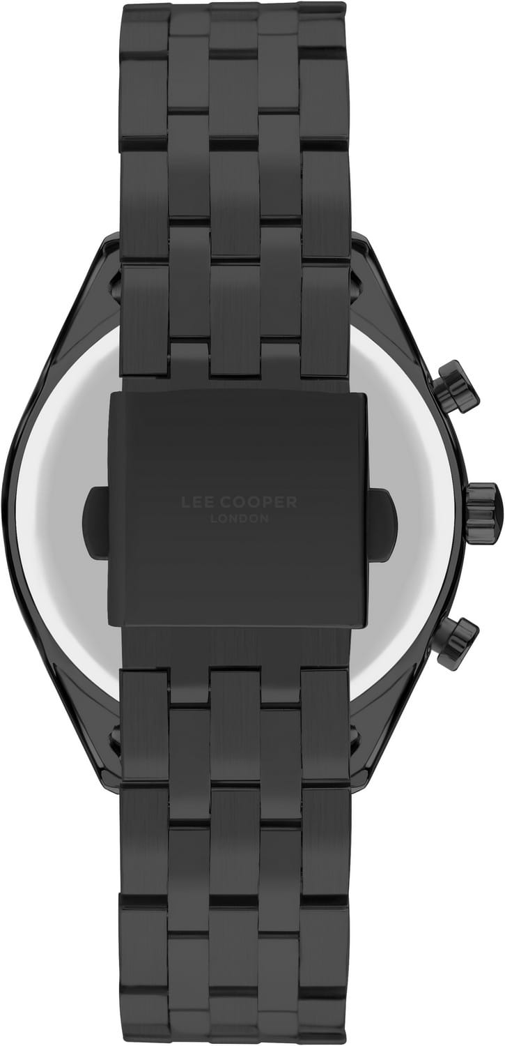 Lee Cooper Lee Cooper LC07533.690,  англия мужские часы на браслете нержавеющая сталь с ip-покрытием боковой вид