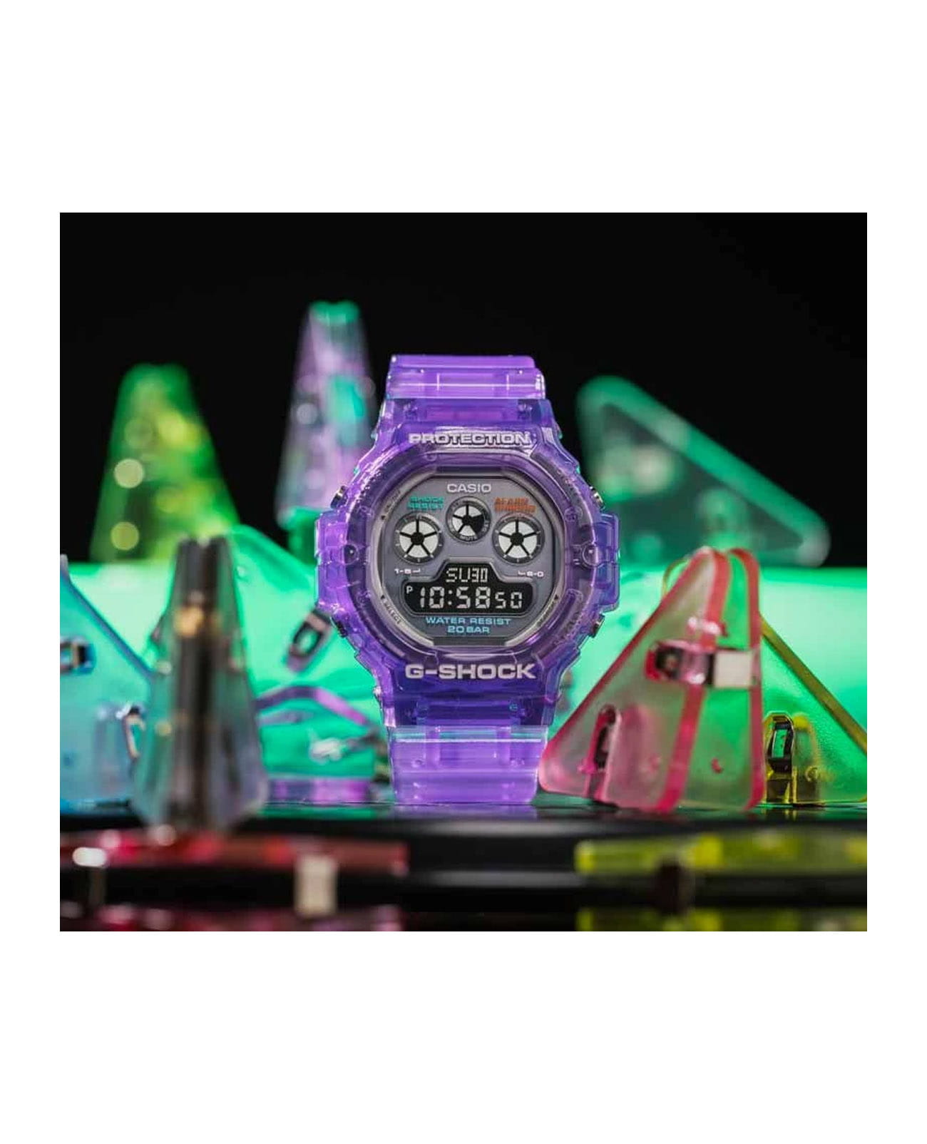 Casio Casio G-Shock DW-5900JT-6DR (DW-5900JT-6)  - задняя крышка пластик корпуса, япония часы