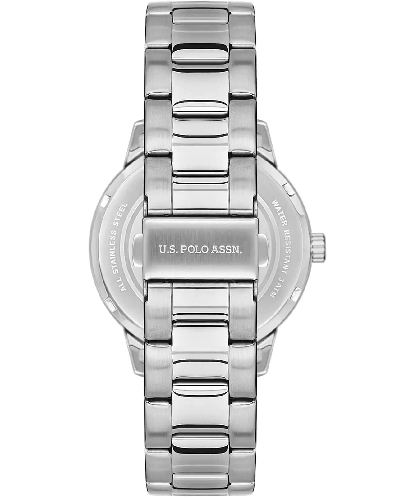 U.S. Polo Assn. U.S. Polo Assn Fundamental USPA2057-02,  сша женские часы на браслете нержавеющая сталь боковой вид