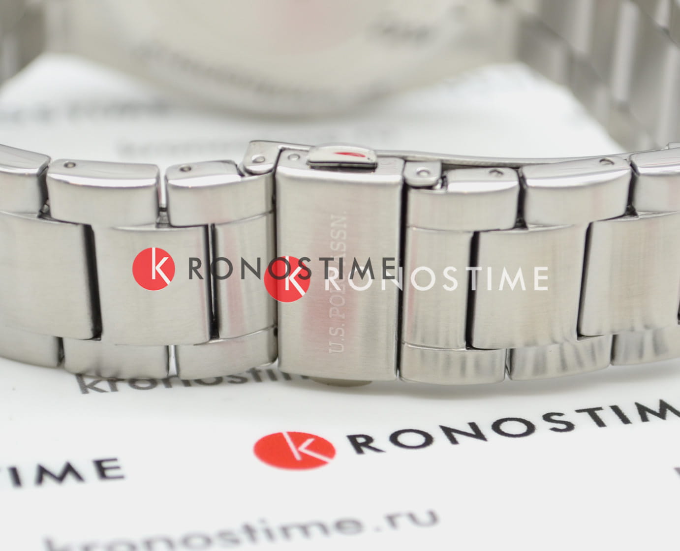 U.S. Polo Assn. U.S. Polo Assn. Crossing USPA1030-01  - задняя крышка металл сталь корпуса, сша часы