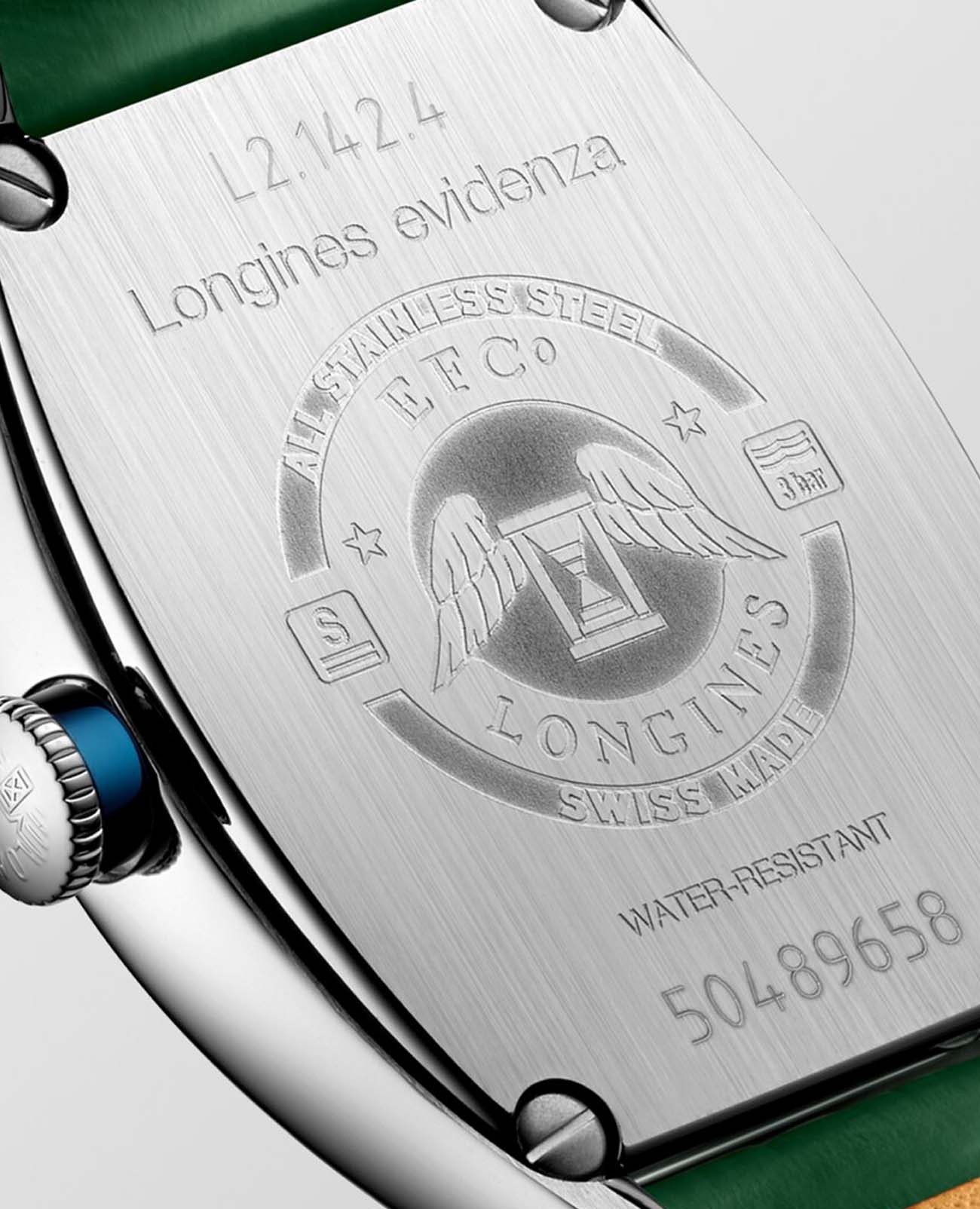 Longines Longines Evidenza L2.142.4.06.2 женские часы зеленый циферблат на запястье