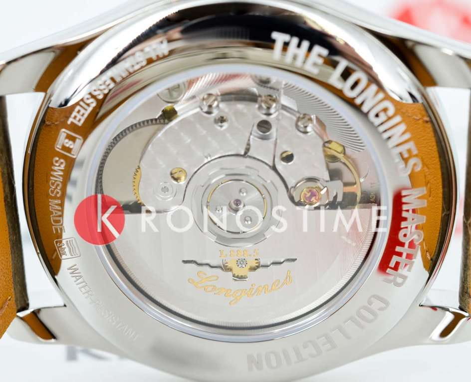 Longines Longines Master Collection L2.793.4.59.2 механические мужские часы часы крупный план черный циферблата