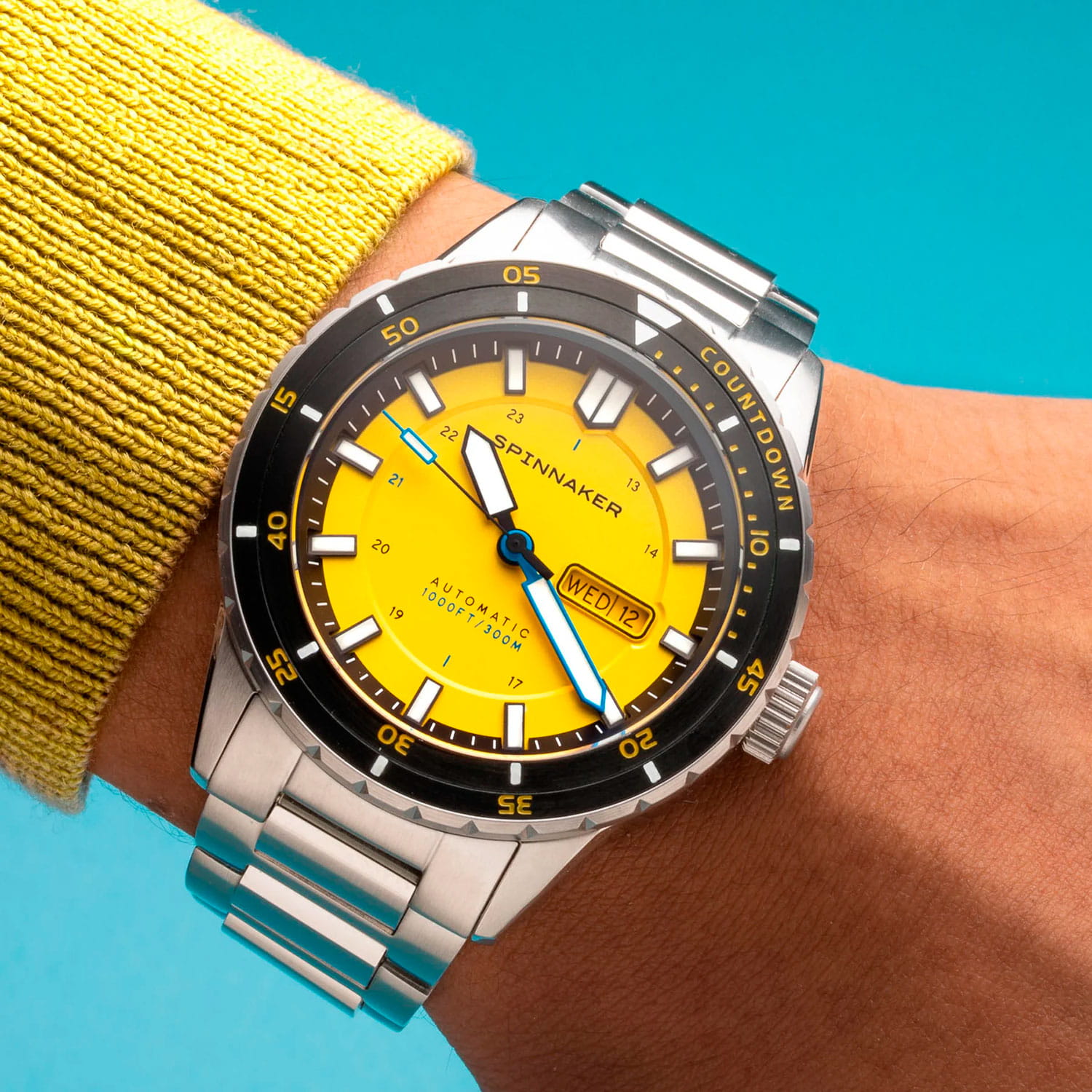 Оригинальные часы Spinnaker Spinnaker Hass SP-5099-33 механические калибр механизма nh35 общий вид