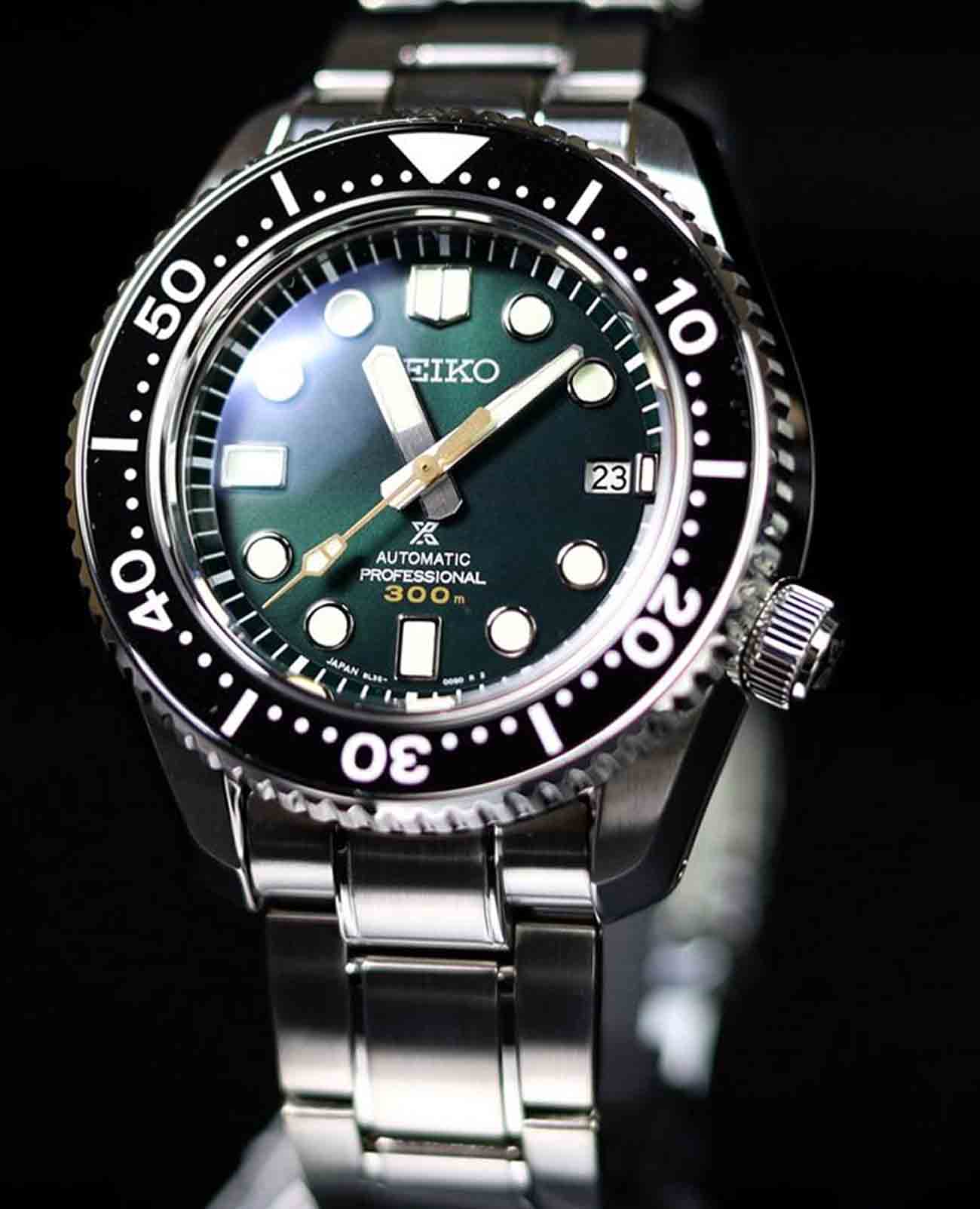 Seiko Seiko Prospex SLA047J1, prospex япония мужские часы на браслете нержавеющая сталь боковой вид