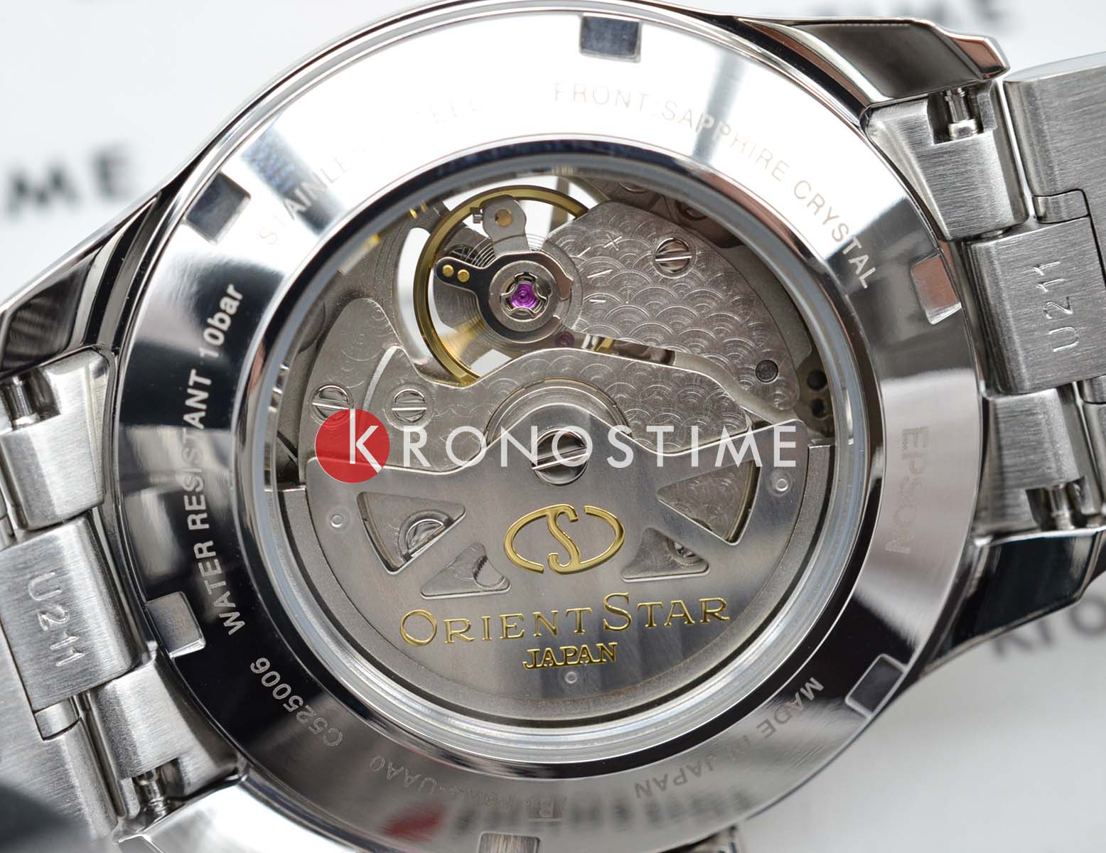 Orient Orient Star RE-AT0003S (RK-AT0003S)  - задняя крышка металл сталь корпуса, япония часы
