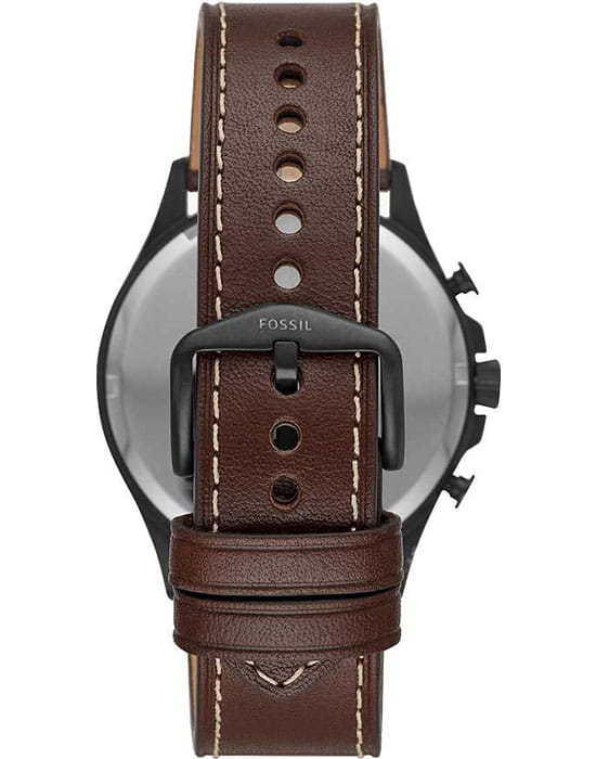 Fossil Fossil Bannon  FS5608,  сша мужские часы на браслете кожаный боковой вид