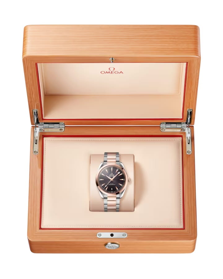 Omega Omega Seamaster Aqua Terra 220.20.41.21.06.001 мужские часы черный циферблат на запястье