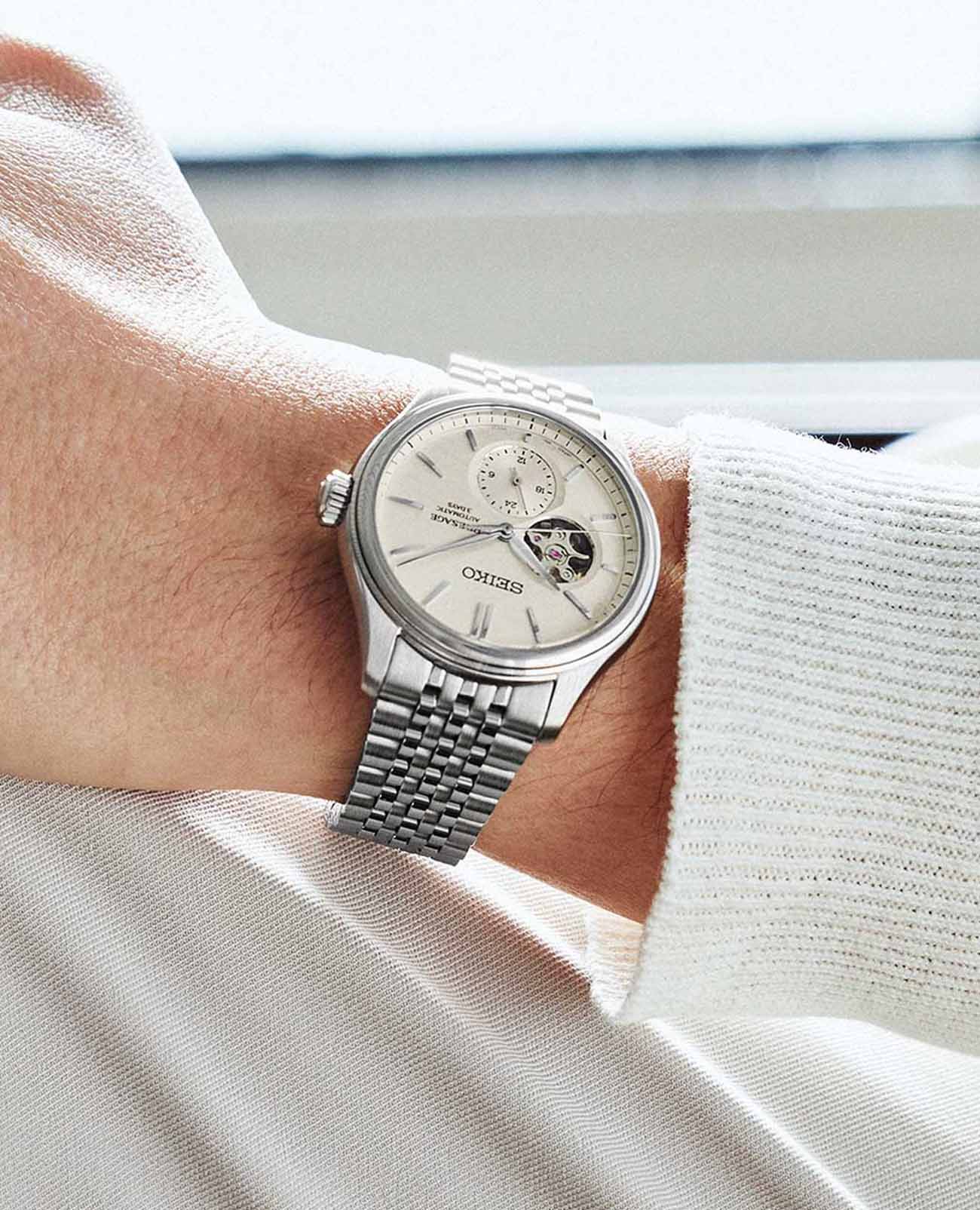 Seiko Seiko Presage Classic Series SPB469 Classic Series - задняя крышка металл сталь корпуса, япония часы