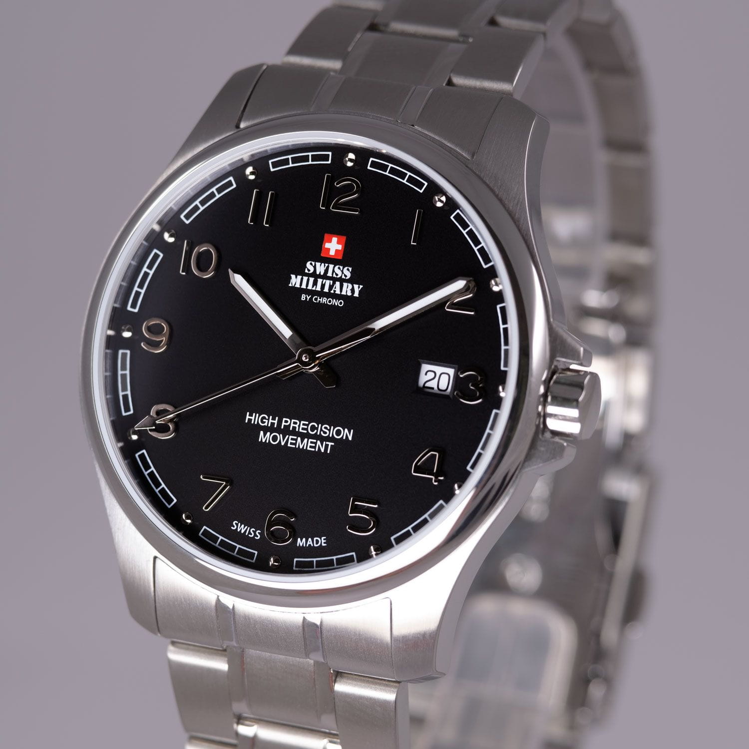 Swiss Military by Chrono Swiss Military by Chrono Сверхточные SM30200.16  — детали корпуса и нержавеющая сталь