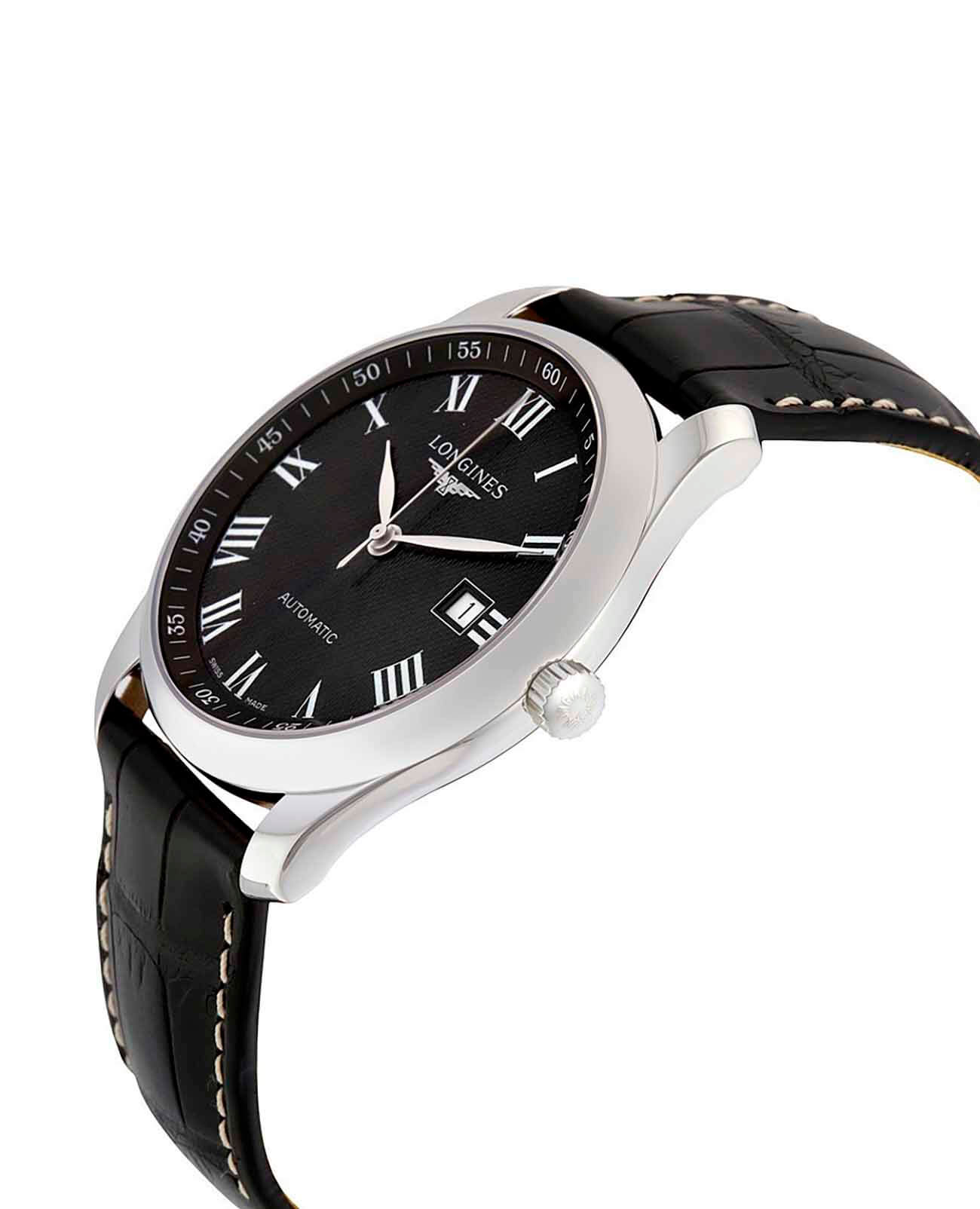 Longines Longines Master Collection L2.893.4.51.8, master collection швейцария мужские часы на браслете кожаный боковой вид