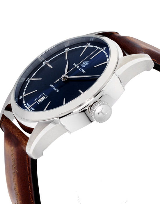 Hamilton H42415541 мужские часы застежка крупным планом