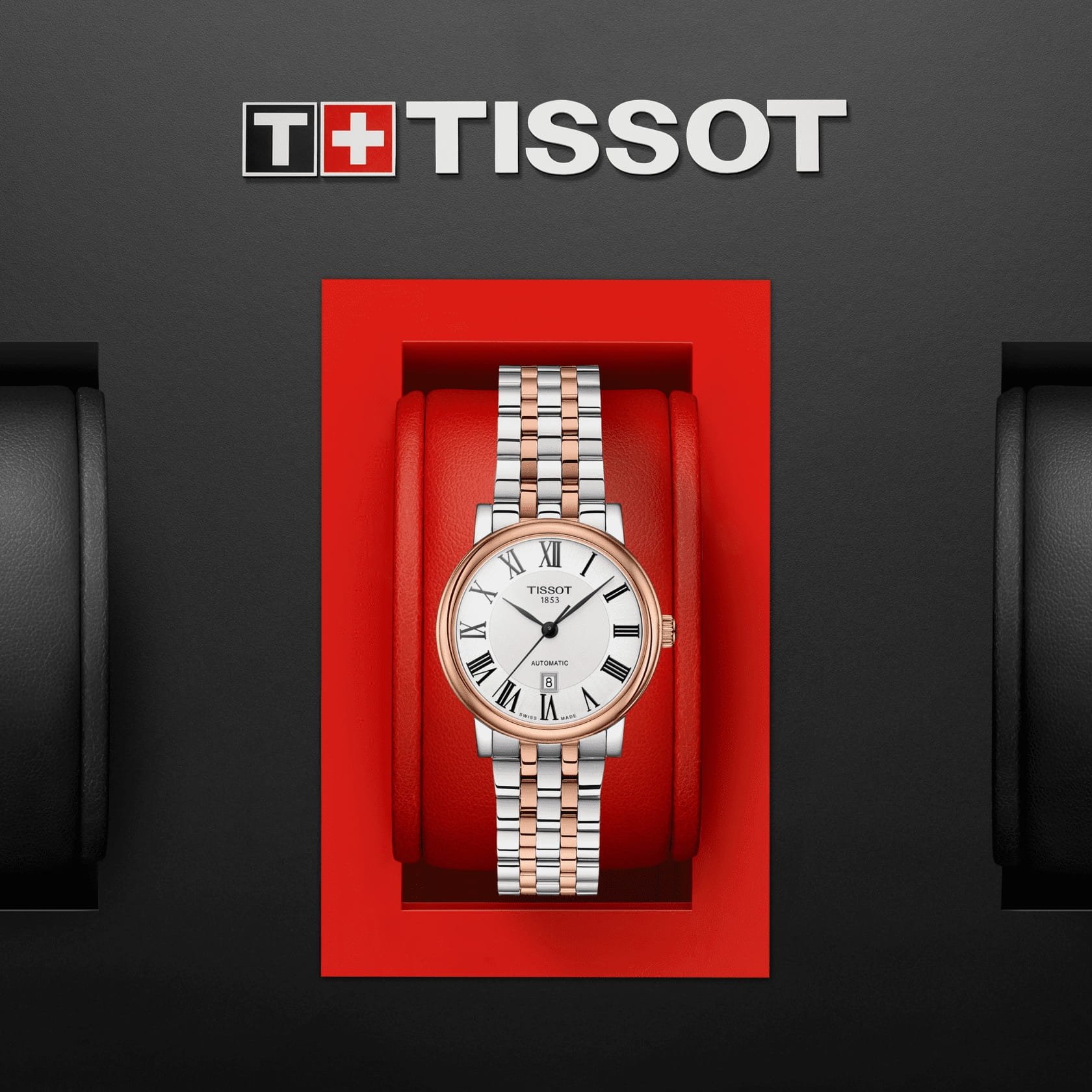Tissot Tissot Carson Premium Automatic Lady T122.207.22.033.00 женские часы белый циферблат на запястье