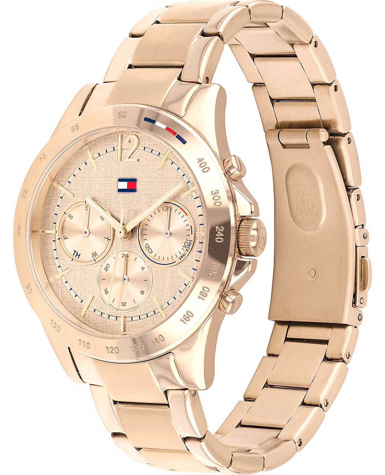 Tommy Hilfiger Tommy Hilfiger Dressed Up 1782197,  сша женские часы на браслете сталь с ip покрытием боковой вид