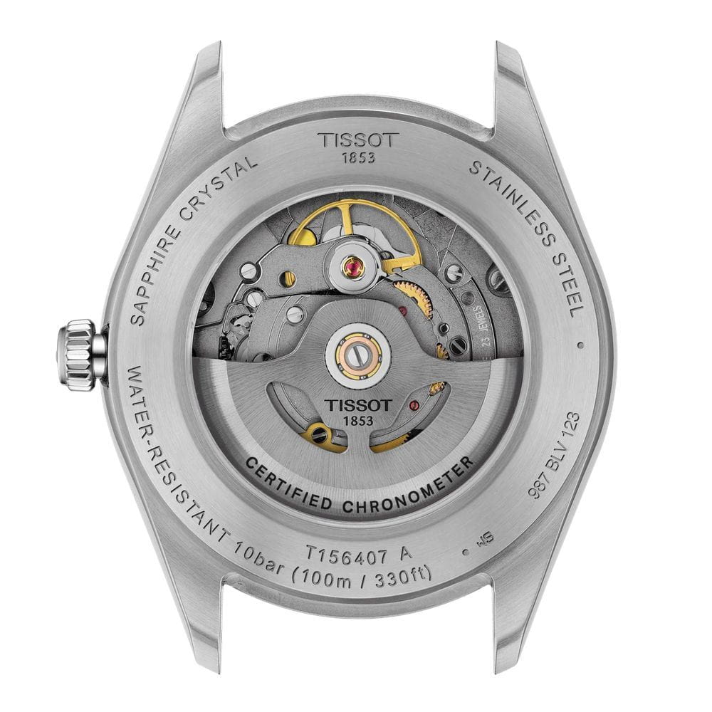Tissot Tissot Ballade 39mm T156.408.22.033.00 кварцевые мужские часы часы крупный план белый циферблата