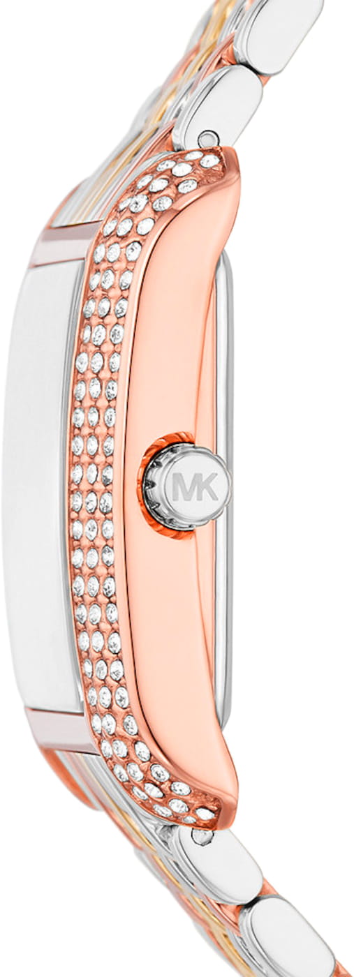 Michael Kors Michael Kors Emery MK4744,  сша женские часы на браслете нержавеющая сталь с pvd-покрытием боковой вид