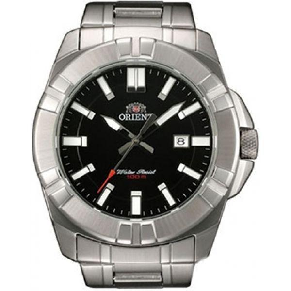 Orient Orient UNE8002B (FUNE8002B)  FUNE8002B  мужские часы  циферблат, браслет  — вид спереди
