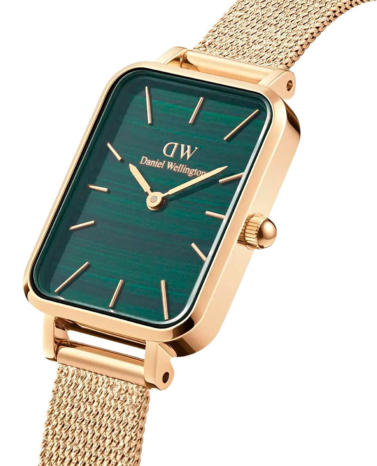 Daniel Wellington Daniel Wellington Quadro Pressed Evergold DW00100561, quadro швеция женские часы на браслете сталь c pvd покрытием боковой вид