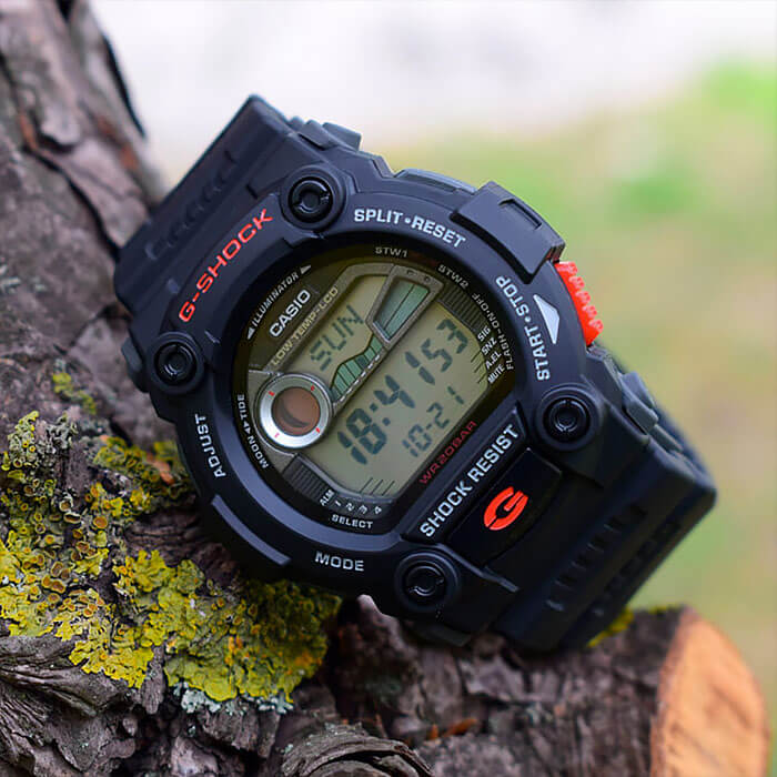 Casio Casio G-Shock G-7900-1DR (G-7900-1E) электронные часы с аксессуарами мужские часы модель G-7900-1E