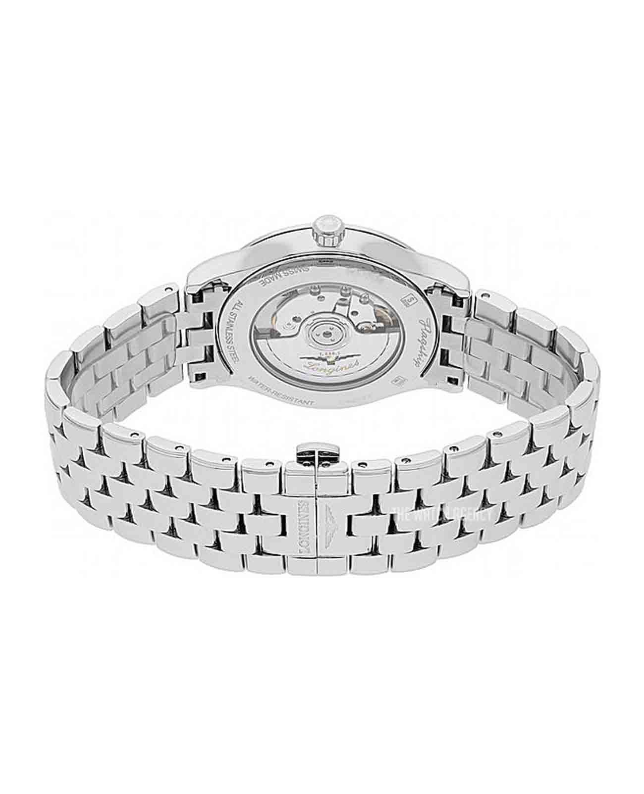 Longines Longines Flagship L4.984.4.92.6, flagship швейцария мужские часы на браслете нержавеющая сталь боковой вид