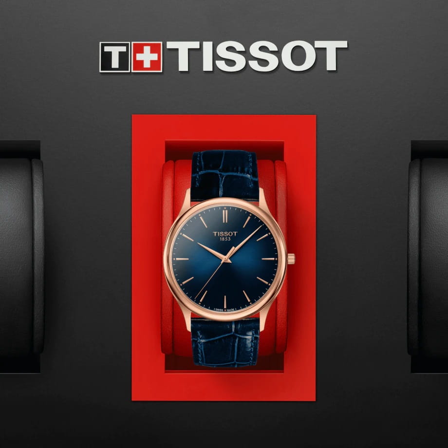 Tissot Tissot Excellence 18K Gold T926.410.76.041.00 , наручные мужские часы фото под углом