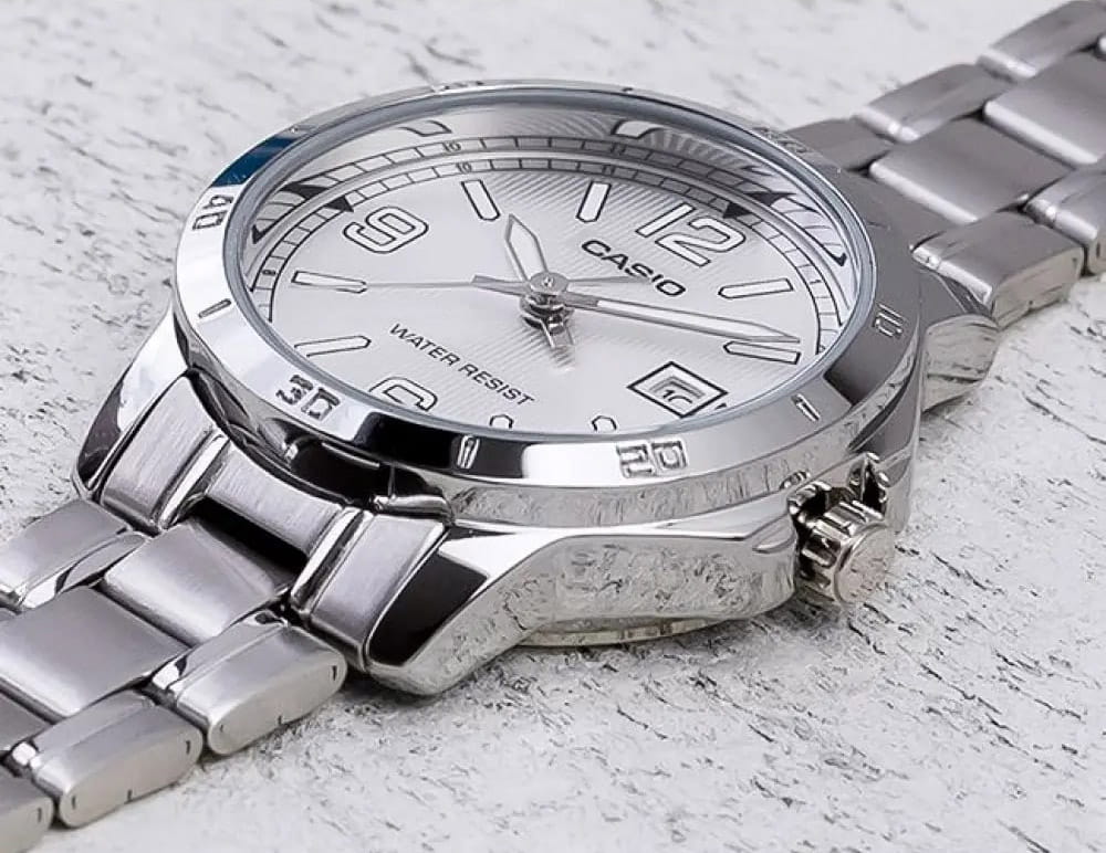 Casio Casio Collection MTP-V004D-7B2UDF (MTP-V004D-7B2)  - задняя крышка металл сталь корпуса, япония часы