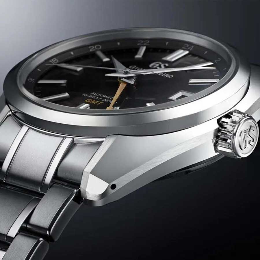 Seiko Seiko Grand Seiko SBGJ265G мужские часы черный циферблат на запястье