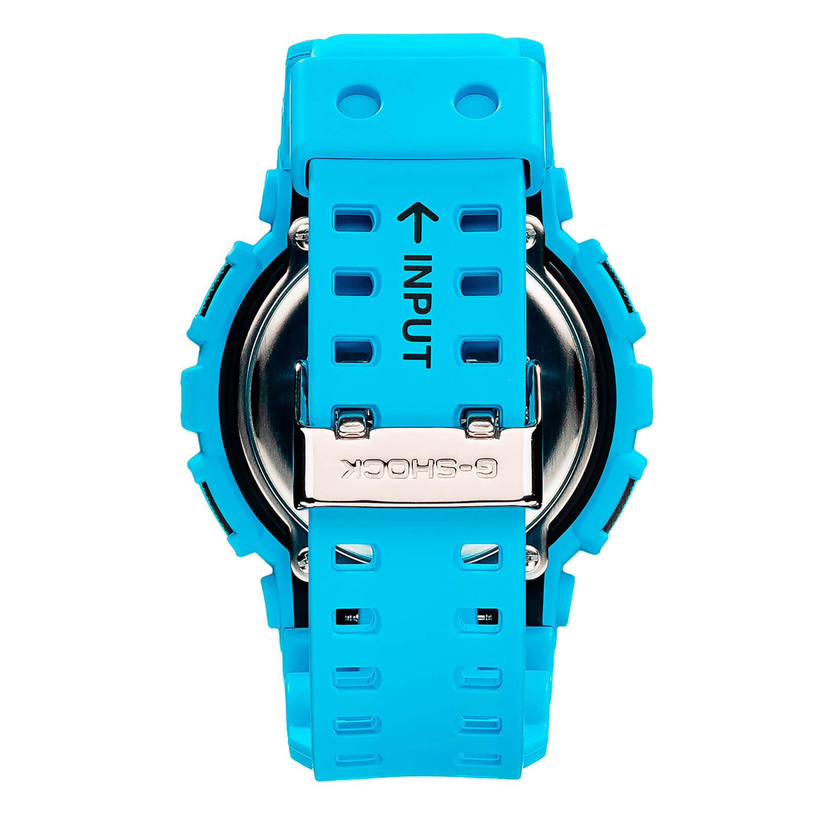 Casio Casio G-Shock GA-100RS-2A, g-shock япония мужские часы на браслете пластик боковой вид