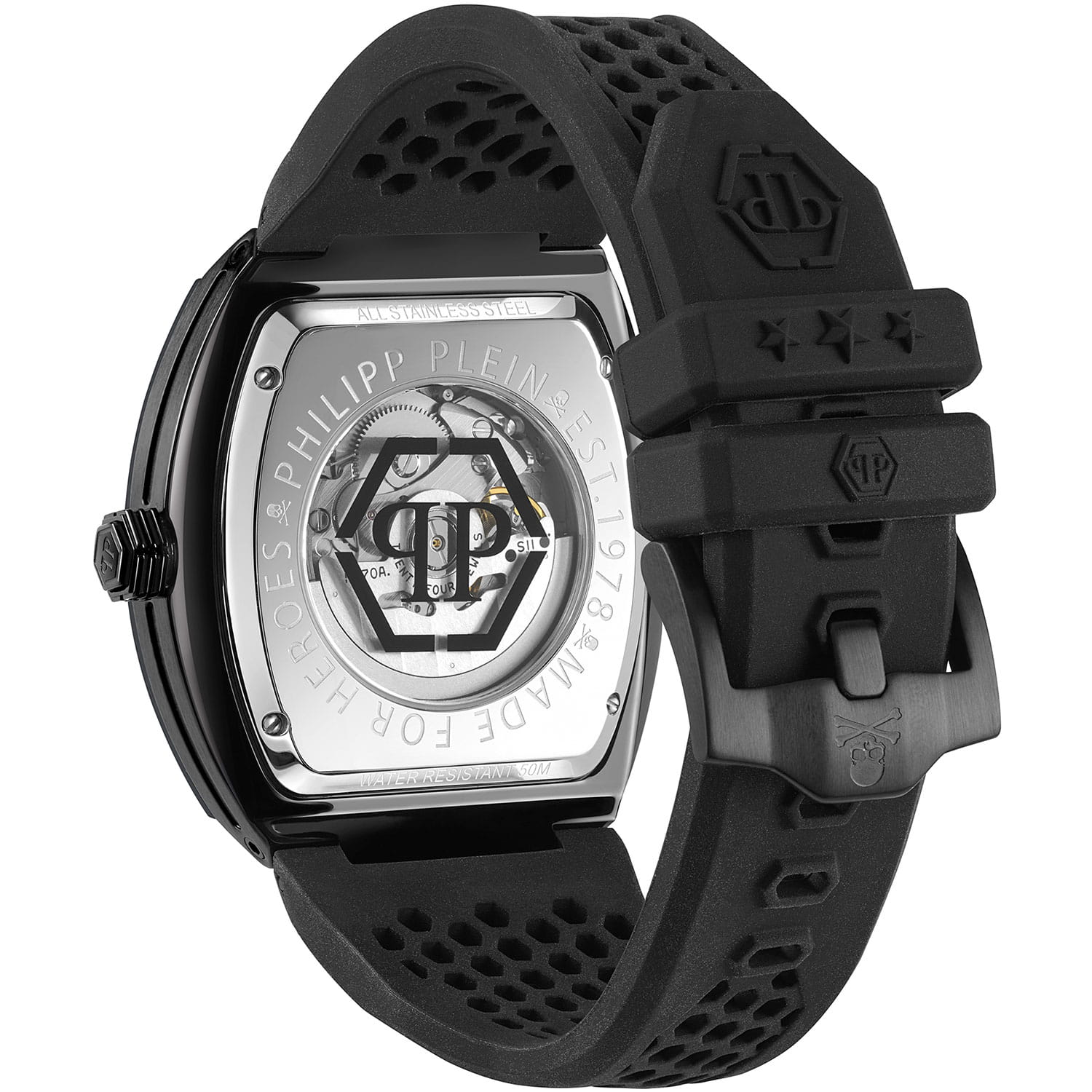 Philipp Plein Philipp Plein The Skeleton PWBAA0621 , наручные мужские часы фото под углом