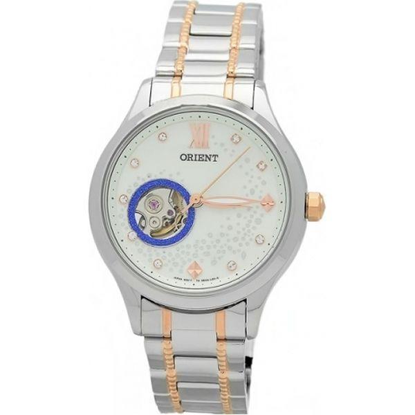 Orient Orient DB0A006W (FDB0A006W)  FDB0A006W механические женские часы белый циферблат, браслет  — вид спереди
