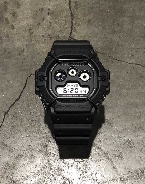 Casio Casio G-Shock DW-5900NH-1D лимитированной серии — детали корпуса и полимер