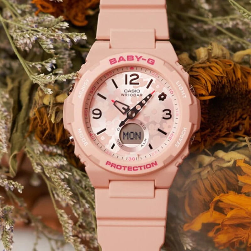 Оригинальные часы Casio Casio Baby-G BGA-260FL-4A кварцевые калибр механизма  общий вид