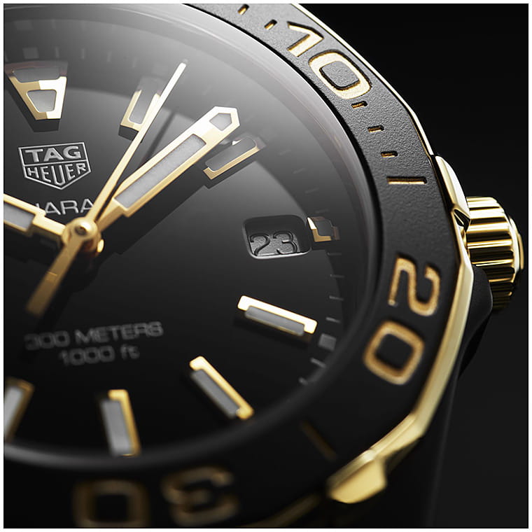 TAG Heuer TAG Heuer Aquaracer WAY1321.BH0743 женские часы черный циферблат на запястье