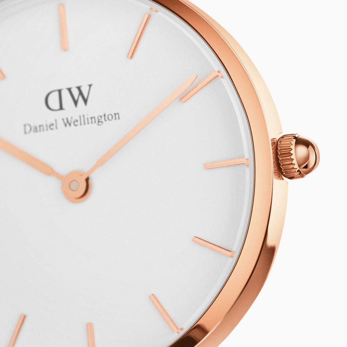 Daniel Wellington Daniel Wellington Petite Melrose DW00100219, petite швеция женские часы на браслете сталь c pvd покрытием боковой вид