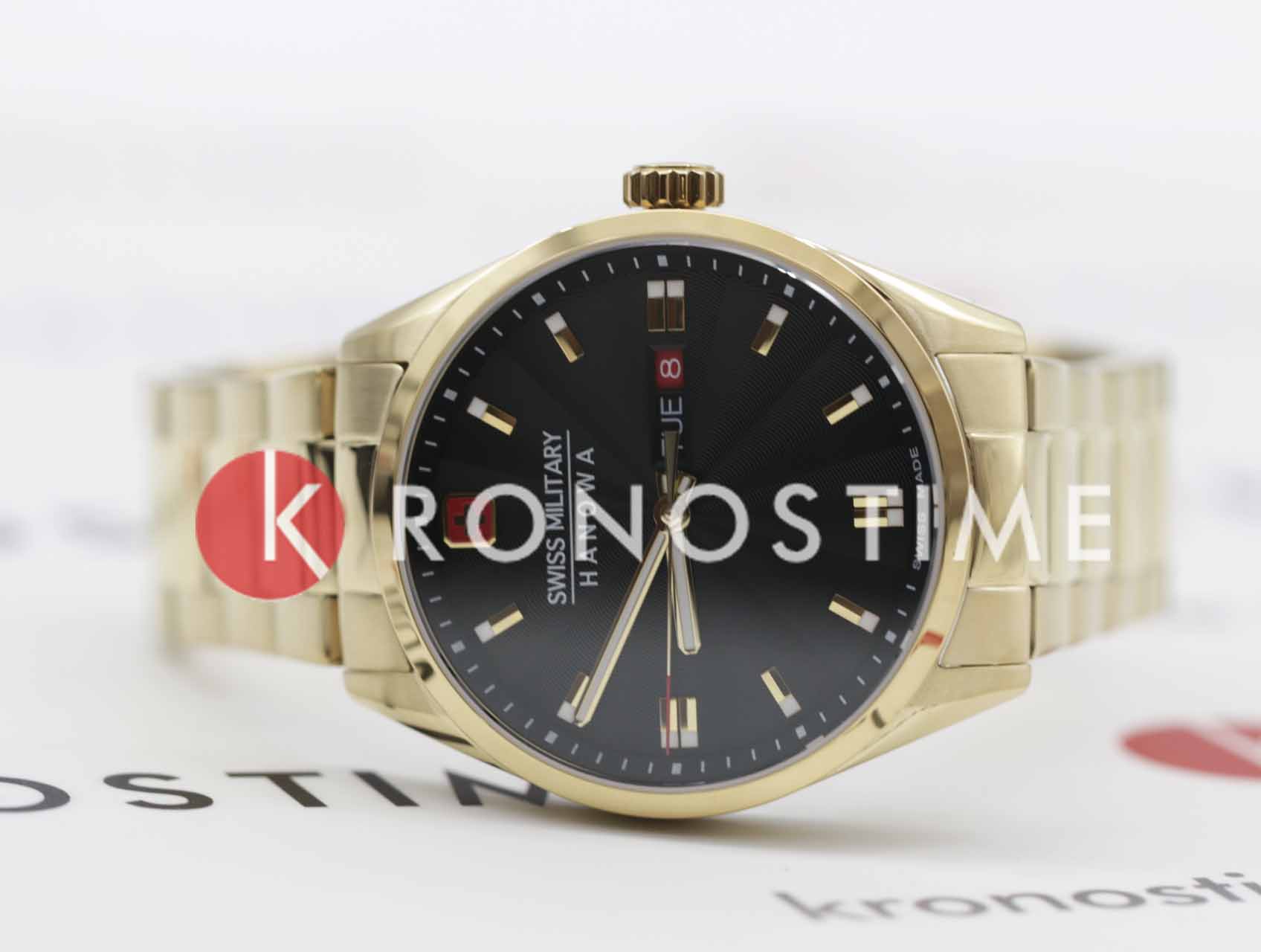 Swiss Military Hanowa Swiss Military Hanowa Maxed SMWGH0001610,  швейцария мужские часы на браслете сталь с ip покрытием боковой вид