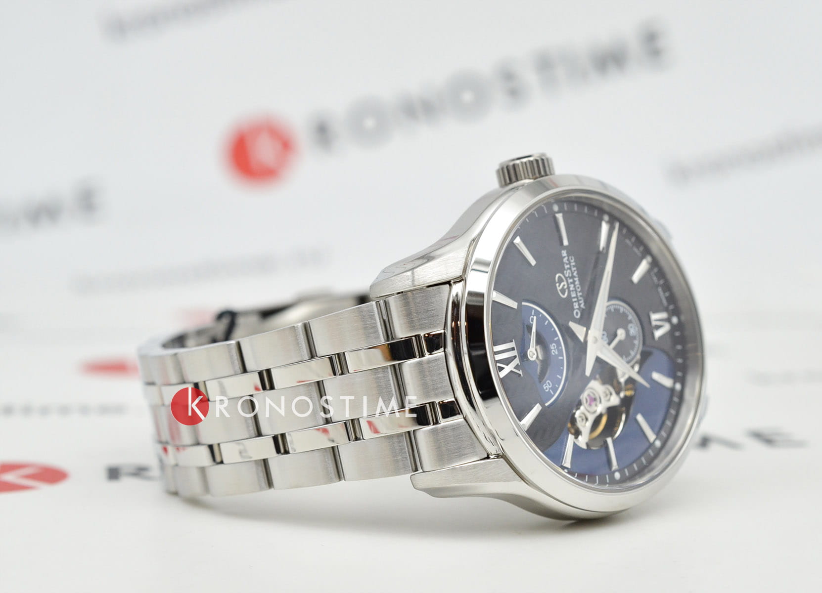 Orient Orient Star RE-AV0B03B (RK-AV0B03B) мужские часы синий циферблат на запястье