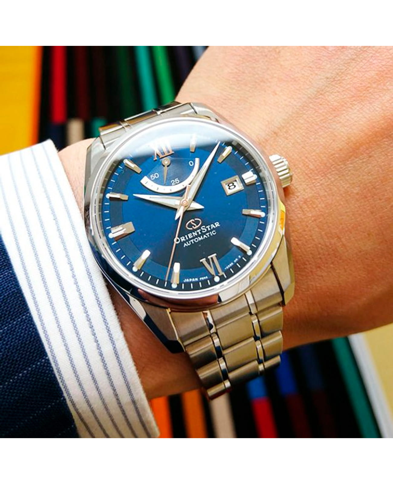Оригинальные часы Orient Orient Star RE-AU0005L (RK-AU0005L) механические калибр механизма f6r42 общий вид