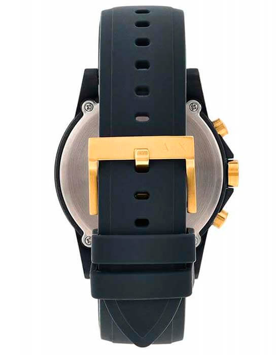 Armani Exchange Armani Exchange Drexler  AX1335 кварцевые мужские часы часы крупный план синий циферблата