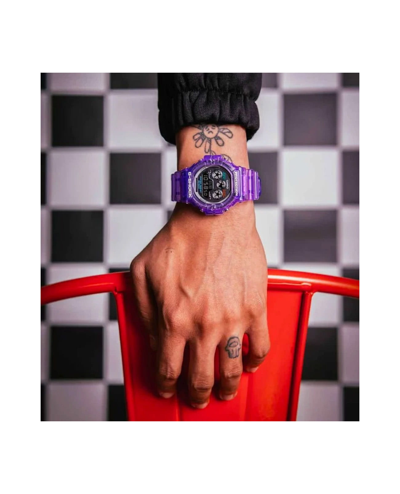 Casio Casio G-Shock DW-5900JT-6DR (DW-5900JT-6) , наручные мужские часы фото под углом
