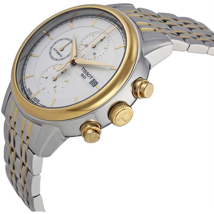Tissot Tissot Carson Automatic Chronograph T085.427.22.011.00 Carson, наручные мужские часы фото под углом