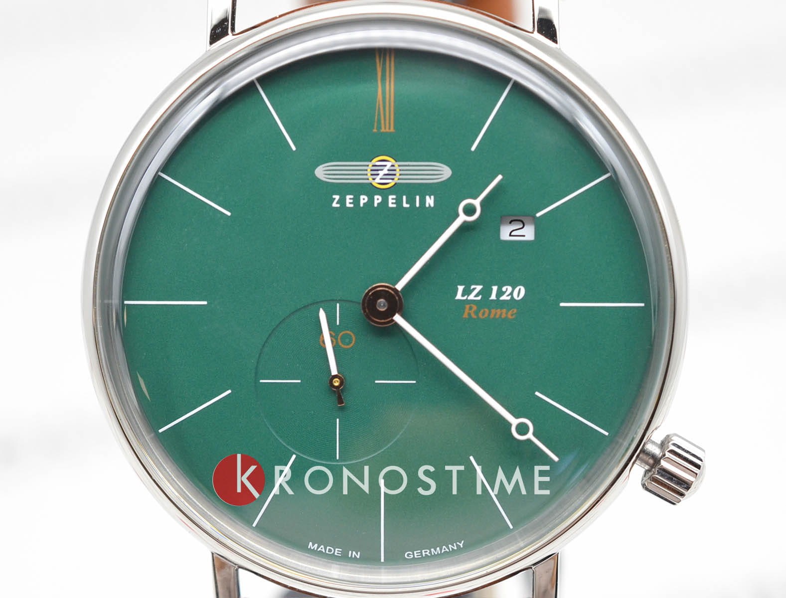 Zeppelin Zeppelin Rome Zep-71383,  германия мужские часы на браслете кожаный боковой вид