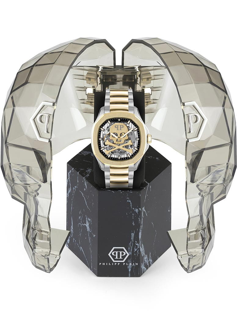 Philipp Plein Philipp Plein Plein Philipp PWRAA0323 мужские часы золотой циферблат на запястье