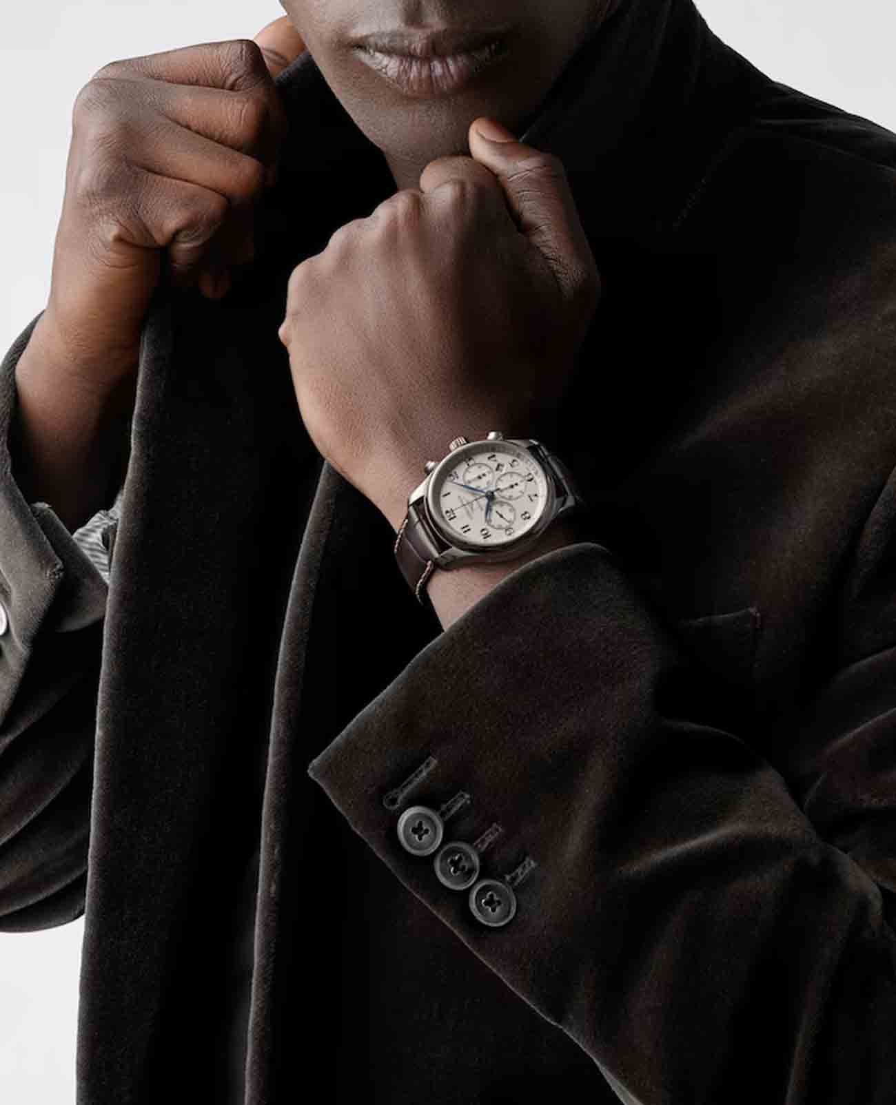 Оригинальные часы Longines Longines Master Collection L2.859.4.78.3 механические калибр механизма l688 общий вид