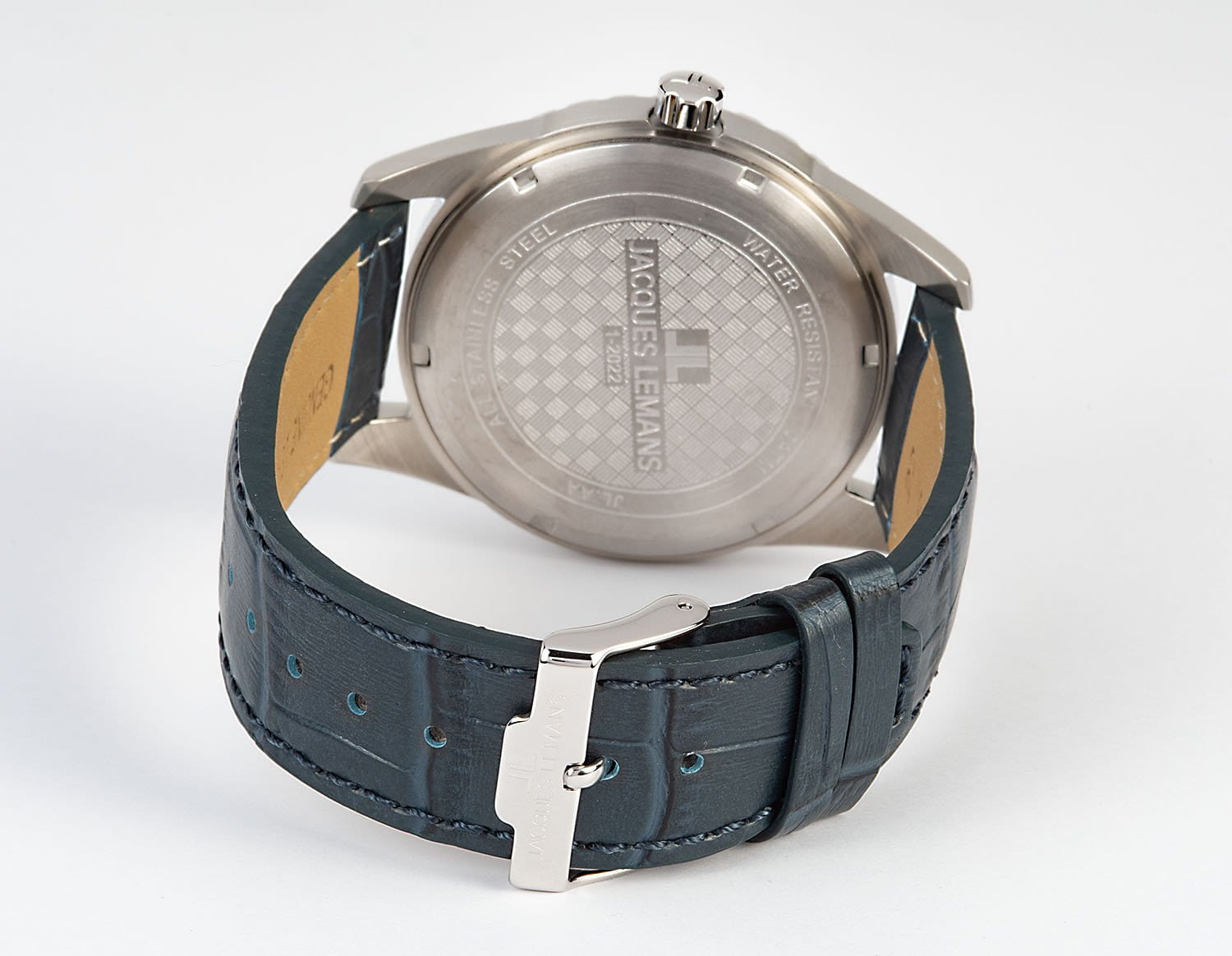 Jacques Lemans Jacques Lemans 1-2022D,  австрия мужские часы на браслете кожаный боковой вид